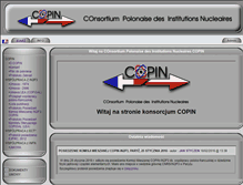 Tablet Screenshot of copin.ifj.edu.pl